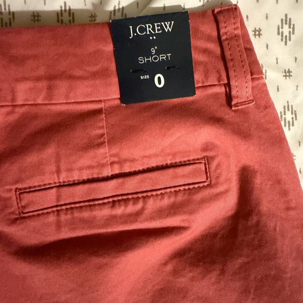 J. Crew Coral Chino Shorts - Picture 4 of 4